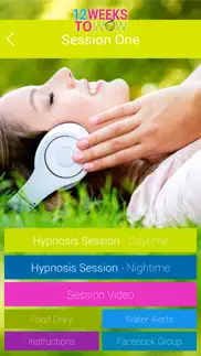 virtual gastric band hypnosis iphone screenshot 2