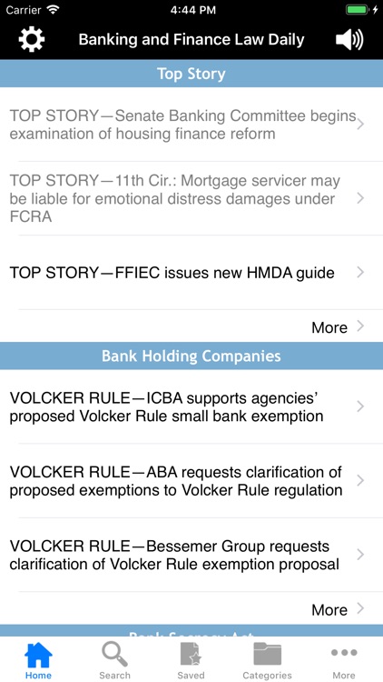 Banking and Finance Law Daily