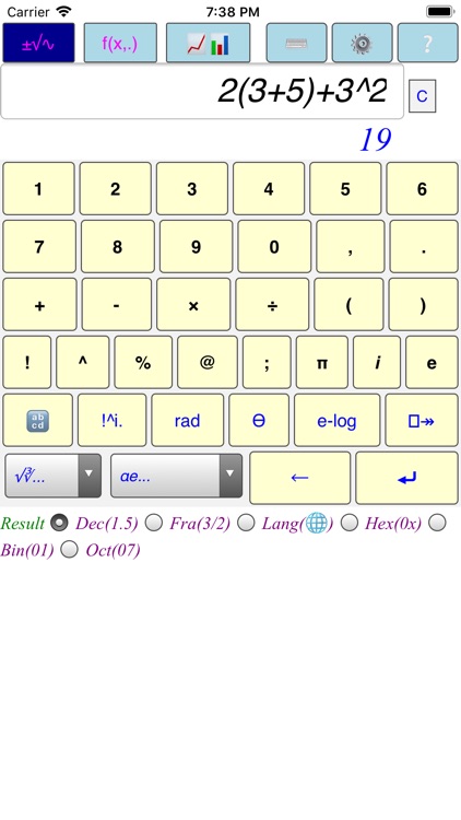 SCal Scientific Calculator