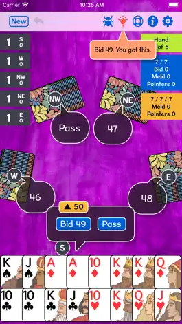 Game screenshot 5-Handed Pinochle hack
