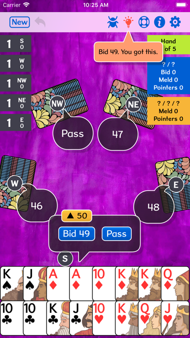 5-Handed Pinochle Screenshot