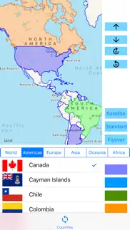 3d visited countries pro iphone resimleri 3