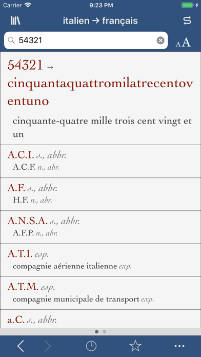 Screenshot #3 pour Ultralingua français-italien