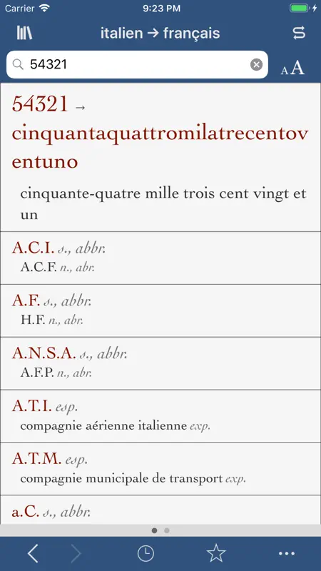 Ultralingua français-italien screenshot 3 of 3