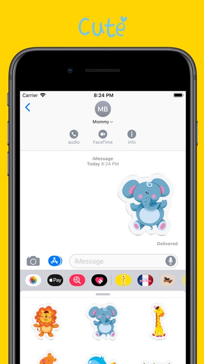 Cute Animal Stickers for Kids