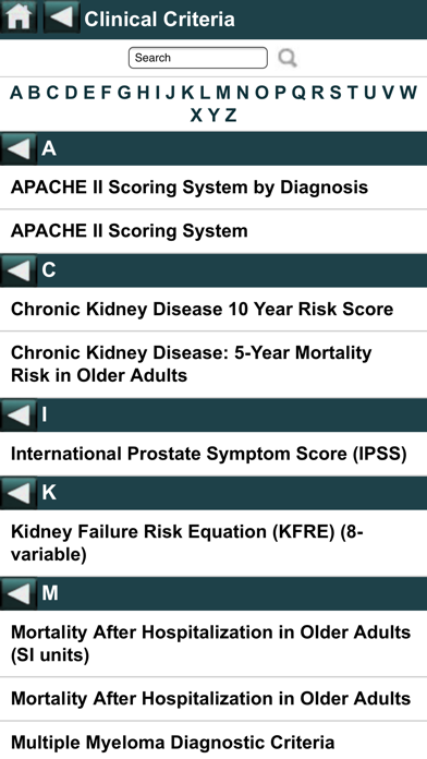 EBMcalc Kidney Screenshot