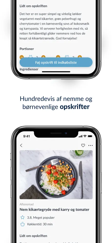 Mambeno: Madplan og opskrifter