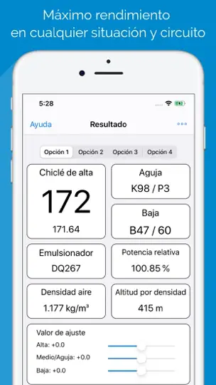 Captura de pantalla de Carburación Para TM KZ Kart en iPhone 1
