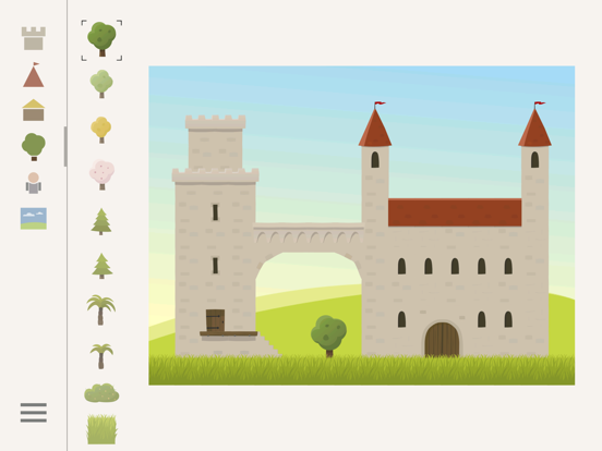 Castle Blocks iPad app afbeelding 2