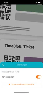 TimeSloth Scan screenshot #3 for iPhone