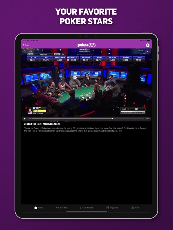Screenshot #2 for PokerGO: Stream Poker TV