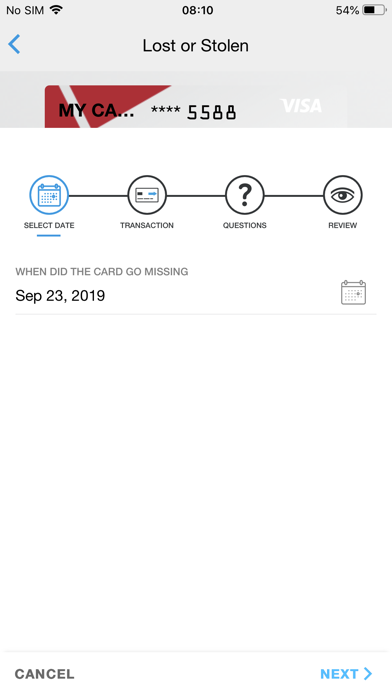AmeriCU Cards Screenshot