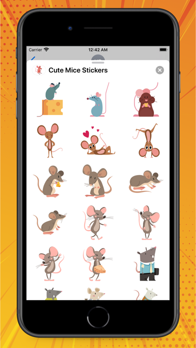 Cute Mice Stickers screenshot 3