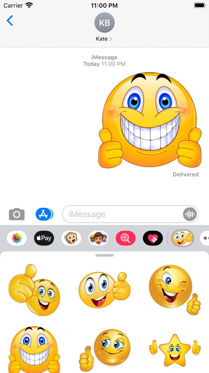Thumbs Up Emoji Stickers