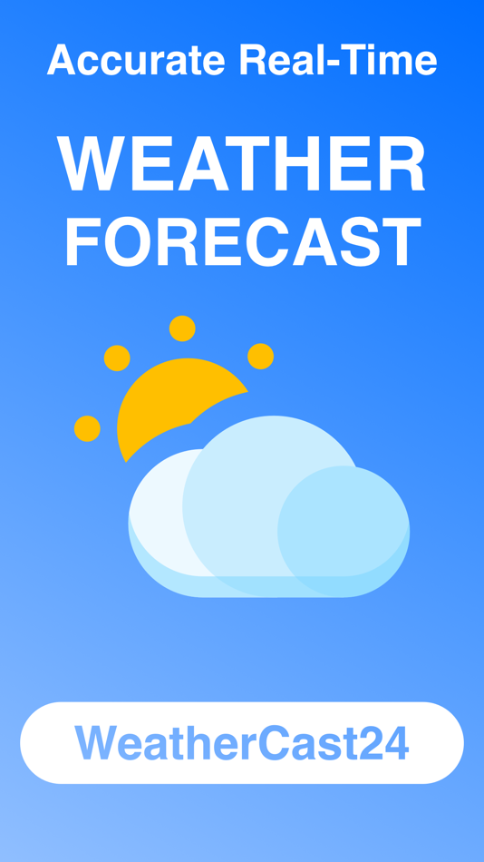 WEATHERCAST 24 local forecast - 1.0.7 - (iOS)