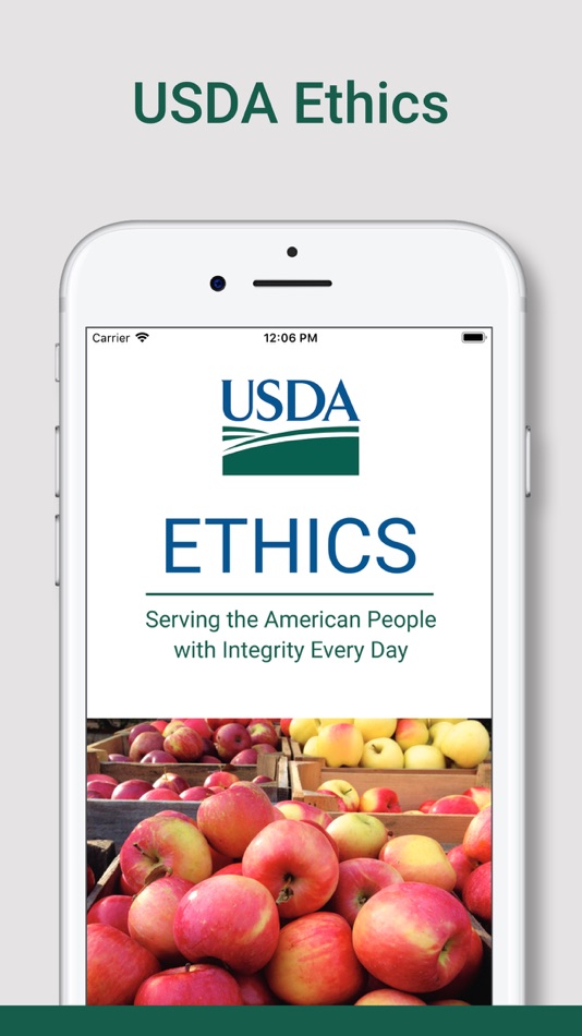 #1. USDA Ethics (iOS) Przez: United States Department of Agriculture