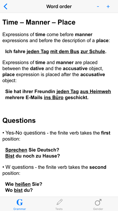German Grammar with Testsのおすすめ画像3