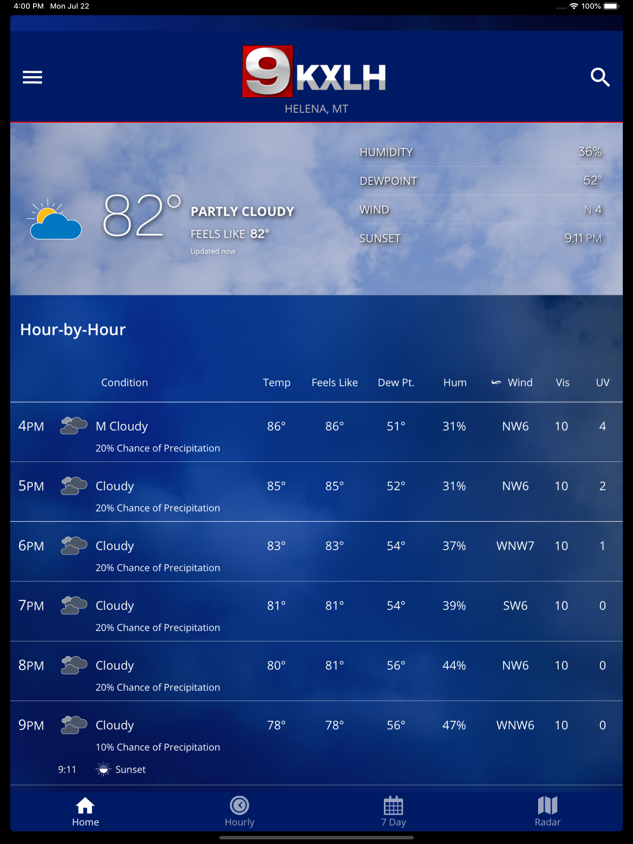 KXLH Weather