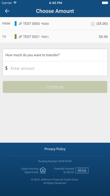 Jefferson Financial CU Mobile screenshot-3