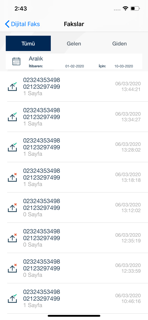 Dijital Faks screenshot 4