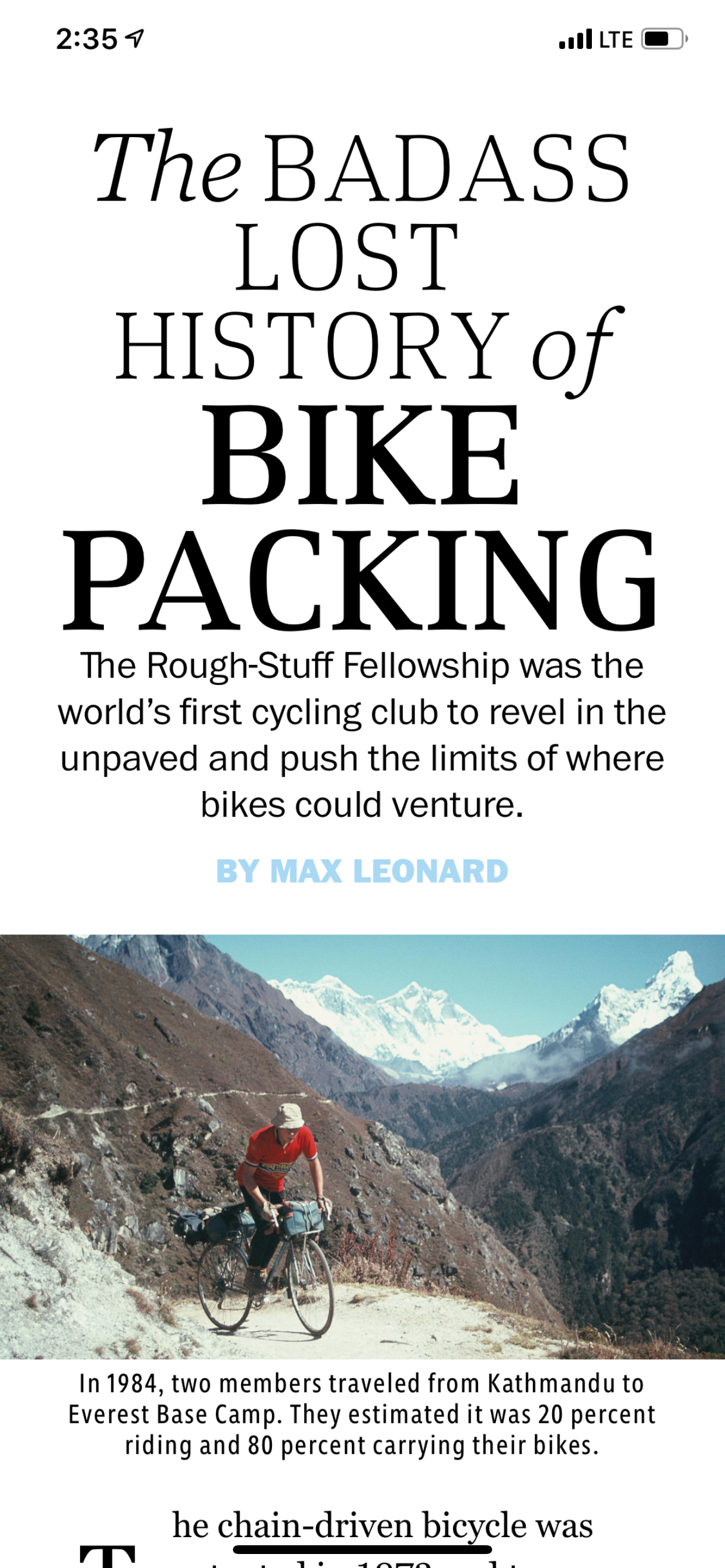 Bicycling screenshot 4