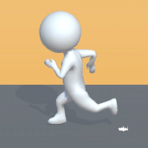 Jump Up - Stickman sphere head icon