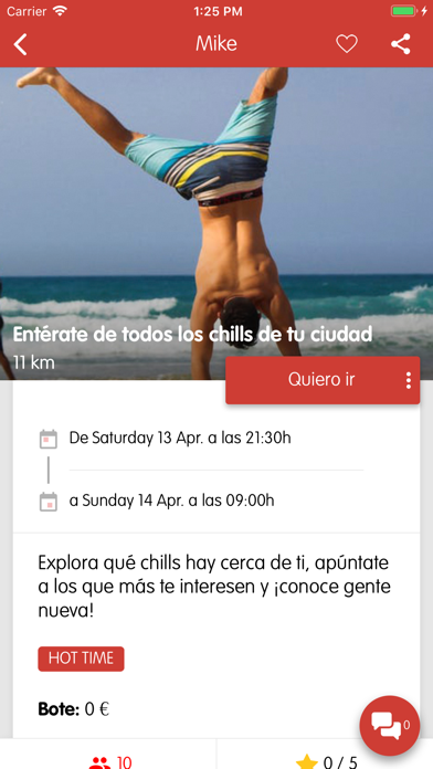 ChillApp - Gay group events Screenshot