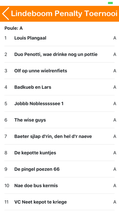 Screenshot #2 pour Lindeboom Penalty Toernooi