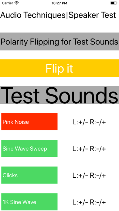 Screenshot #2 pour Audio Techniques|Speaker Test