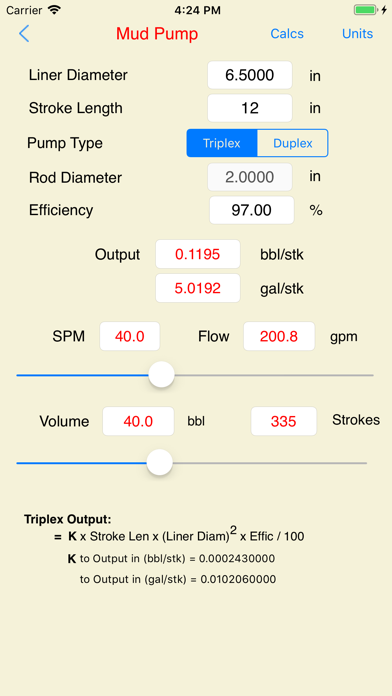 Drilling Hydraulics (Basic) Screenshot