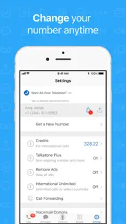 talkatone: wifi text & calls iphone screenshot 4