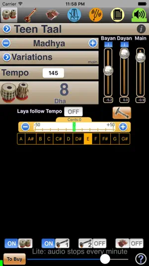 iTabla Pandit Lite screenshot 1