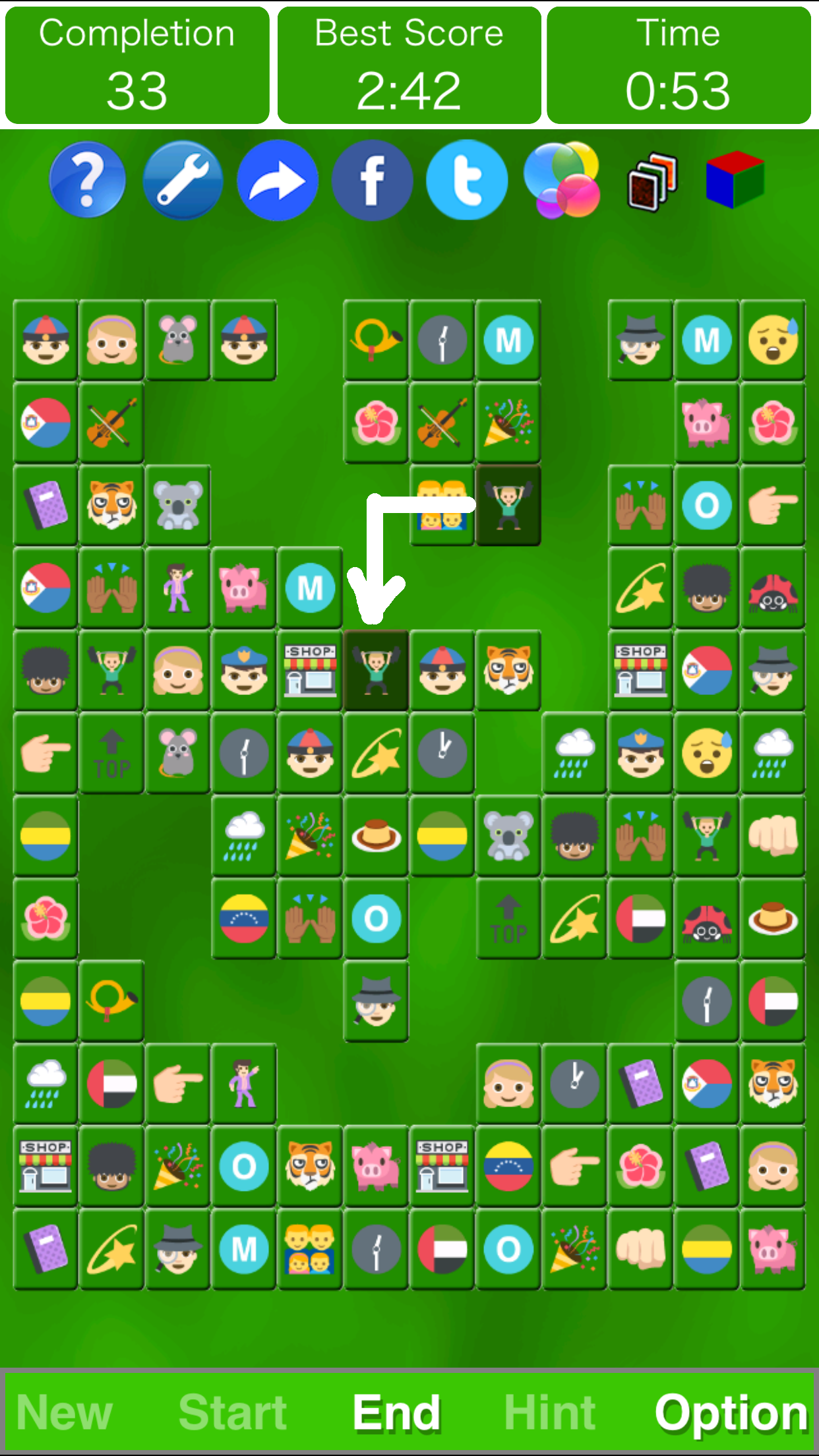 1611 Emoji Solitaire by SZY