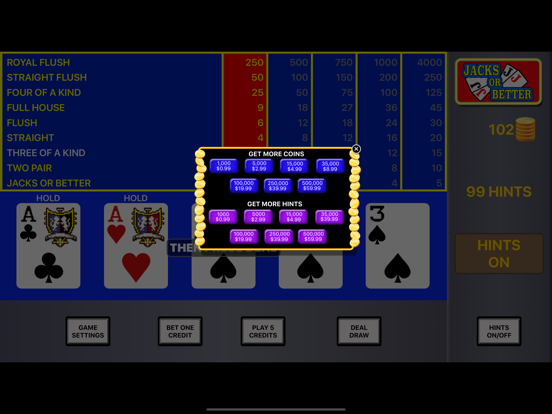 Screenshot #5 for Video Poker Strategy