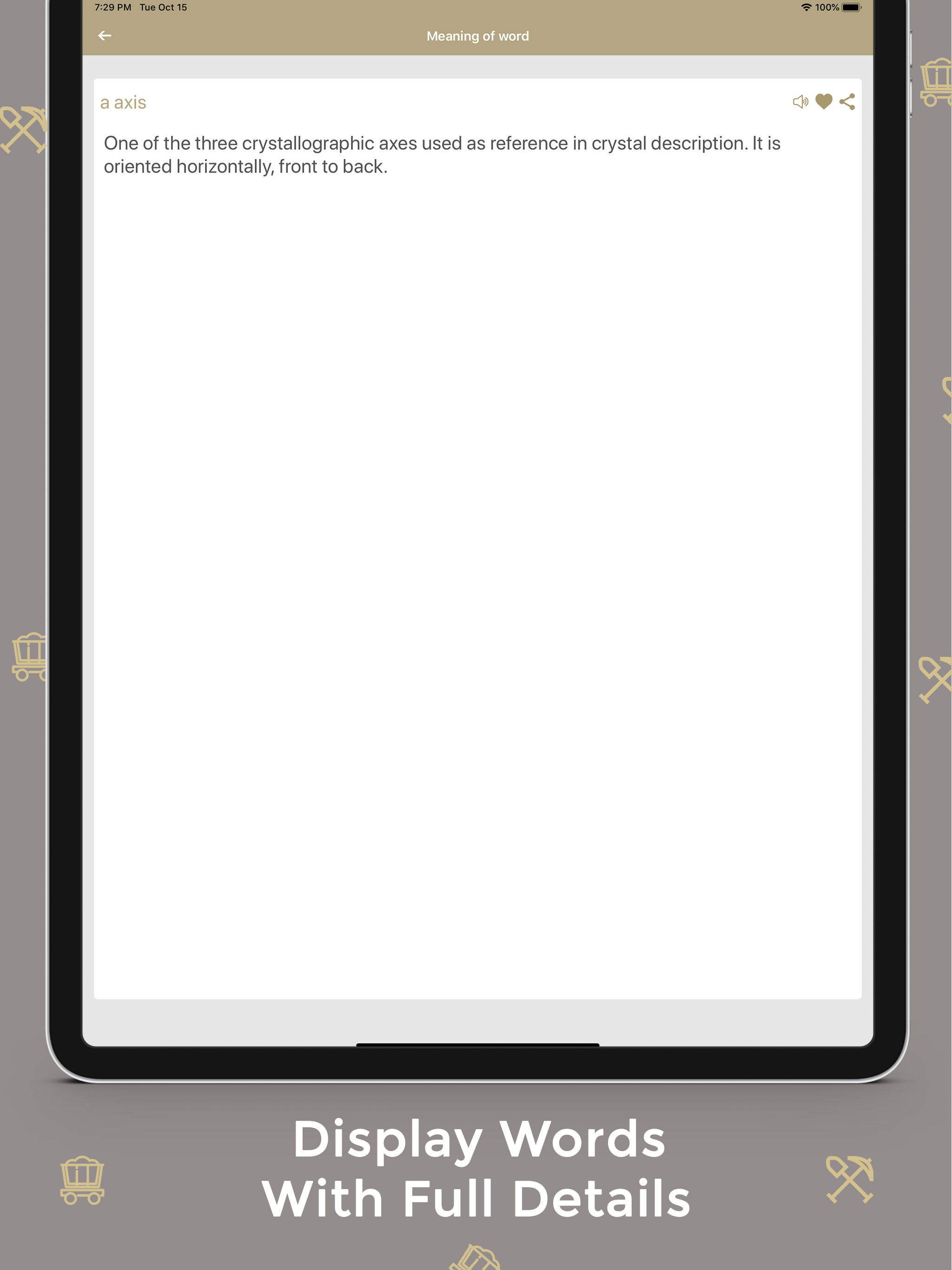 Mining Dictionary - Offline