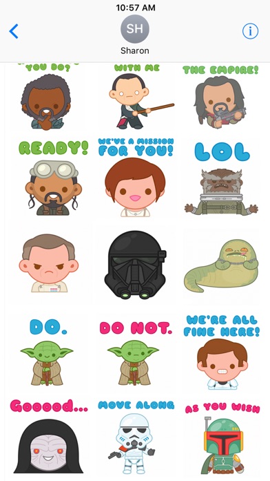 Screenshot #1 pour Star Wars Stickers2