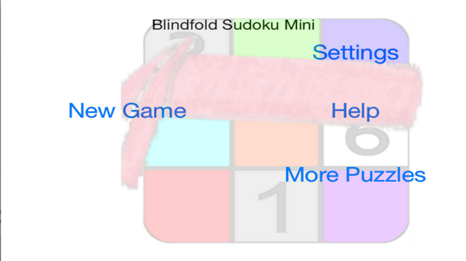 #2. Blindfold Sudoku Mini (iOS) 由: marty schultz