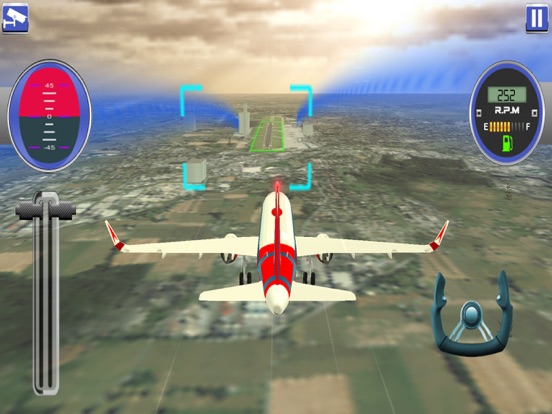 フライング飛行機シミュレータ3Dのおすすめ画像4