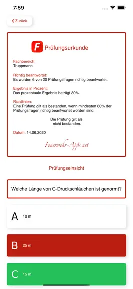 Game screenshot Feuerwehr Prüfungshilfe hack