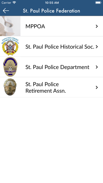 St. Paul Police Federation Screenshot