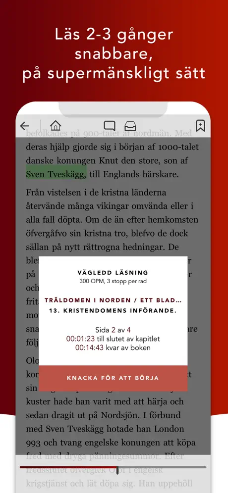 QuickReader - Snabbläsning