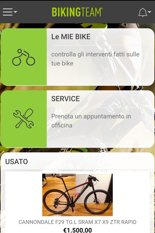 BikeTeamApp screenshot 2