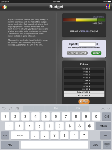 Screenshot #4 pour Budget App