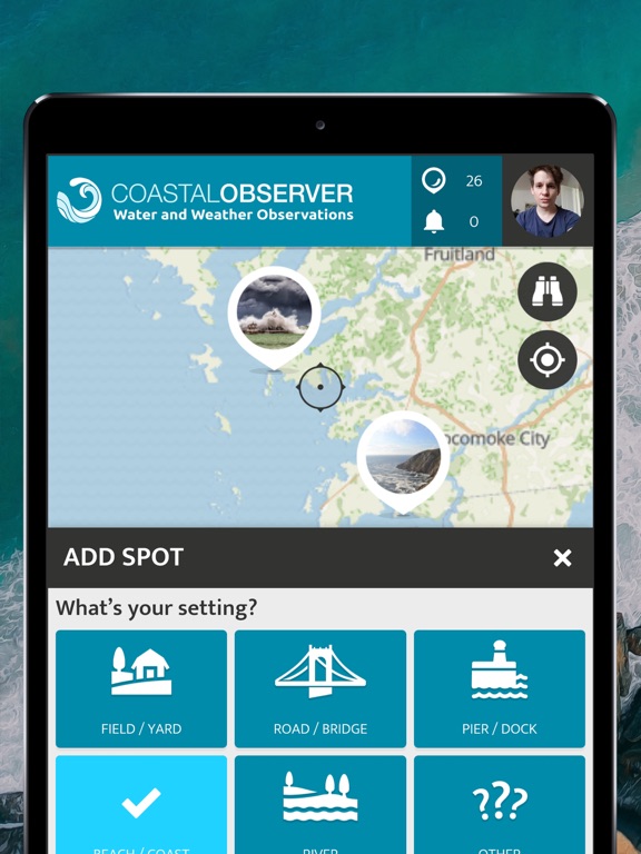 Coastal Observer | SPOTTERON iPad screenshot