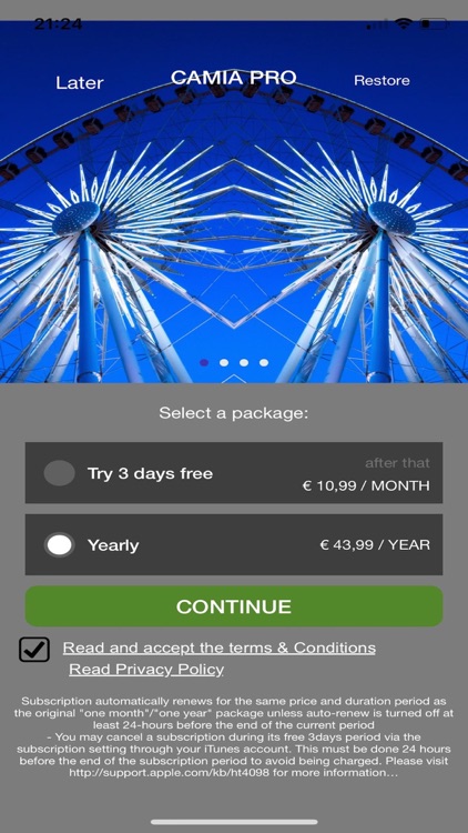 Snell: Reverse camera filter