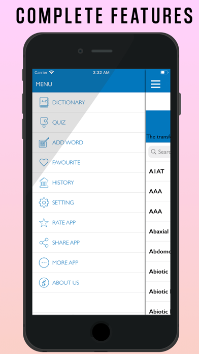Pathology Dictionary Pro iPhone screenshot