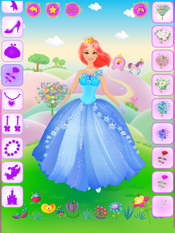 Princess Dress Up - for girls iPad screenshot 2 - Games app
