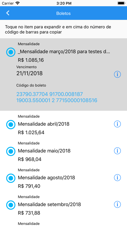 #5. ACADESC - Gestão Escolar (iOS) 由: Fannys