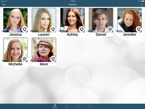 Screenshot #5 pour FaceDial PRO Photo Dialer