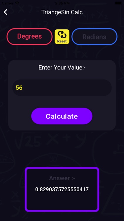 TriangeSin Calc screenshot-3